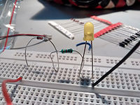 Diode- not conducting electricity